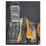 Dinnerware Sets (incomplete) and Variety of Kitchen Utensils