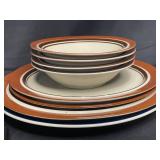 Dinnerware Sets (incomplete) and Variety of Kitchen Utensils