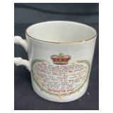 25th, 40th and 50th Anniversaries of Queen Elizabeth II Mugs, Royal Winton Grimwade