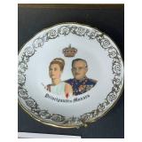 Collector Plate Princess Grace and Prince Rainier of Monaco (mini plate) and Variety of VTG Collectable Memorabilia