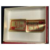 1953 Queen Elizabeth II Coronation Medal, Decorative QEII Stamped Pendant, Chicago Pendant and Bronze Miniature Spoons from S. Samran Thailand Co., LTD - Made in Thailand