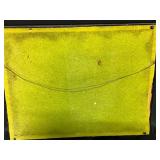 VTG Black Framed Water Color a Bird Sitting on a Branch w/ Signature