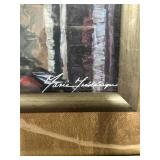 Framed & Signed Oil Painting of European Villa