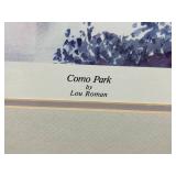 Signed Lou Roman Picture of Como Park 293/900