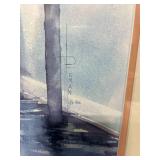 Lou Roman Signed & Numbered Picture of Bridge & Gondola 614/900
