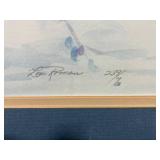 Signed & Numbered Lou Roman Picture of Floral Arrangement 289/700