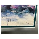 Lou Roman Watercolor Reproduction Signed & Numbered 81/900 "The Conservatory Suite"
