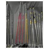 Black Roller Bag Filled w/ Golf Clubs - Both Drivers & Irons