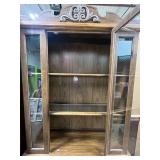 VTG China Cabinet w/ Beautiful Wood Work Designs