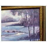 Framed Picture “First Hole” by R. Manning Orig Retail Price $239