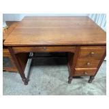 4 Drawer Wooden Desk