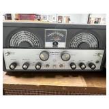 Speaker Cabinet Set - Speakers: University 312 Series 200 3 Way Diffaxial Speaker 8-16 OHMN 35 Watts, Heathkit SB-303 Ham Radio (untested) & Hallicrafters Receiver Model SX-98