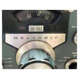 Speaker Cabinet Set - Speakers: University 312 Series 200 3 Way Diffaxial Speaker 8-16 OHMN 35 Watts, Heathkit SB-303 Ham Radio (untested) & Hallicrafters Receiver Model SX-98