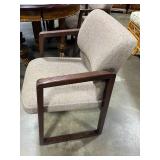 Antique Wheeled Clawfoot Pedestal Table w/ 6 Chairs