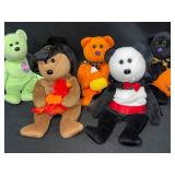 Lot of Holiday Themed TY Beanie Babies - Halloween, Thanksgiving and Easter