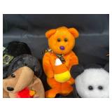 Lot of Holiday Themed TY Beanie Babies - Halloween, Thanksgiving and Easter