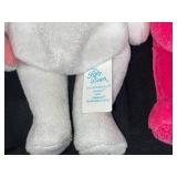 Lot of 5 Small Stuffed Bears, 3 TY Beanie Babies and 2 Other Brands