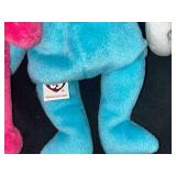 Lot of 5 Small Stuffed Bears, 3 TY Beanie Babies and 2 Other Brands
