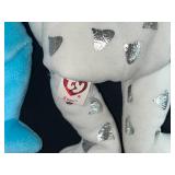 Lot of 5 Small Stuffed Bears, 3 TY Beanie Babies and 2 Other Brands