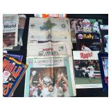 Large Lot of VTG Minnesota Twins Memorabilia inc World Series Newspapers, Programs, Books, Cards, Player Books, 