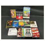 Variety of VHS Tapes inc. Shrek, Star Wars Collector Set, Dazzling Dunes and Basketball Bloopers and Many More!!!
