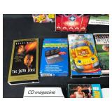 Variety of VHS Tapes inc. Shrek, Star Wars Collector Set, Dazzling Dunes and Basketball Bloopers and Many More!!!