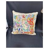 Two Lamps, Fun "Michigan" Pillow and Seated Arm Rest Pillow