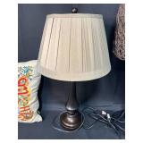 Two Lamps, Fun "Michigan" Pillow and Seated Arm Rest Pillow