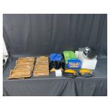 Painting Supplies / 2 Organizers / Microscope / Lunch Box and Game
