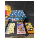 Large Lot of Books and Games