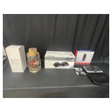 Bose Link AL8 / Hurrican Lantern / Net Gear Router / Sharper Image Radio