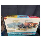 Hubley Metal Kit Model A Victoria / Metal Kit Model A Pickup Truck / Five Star Notebook Protector / Biplane Kit