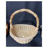 3 Baskets / Half Time Turkey / Purple Stem Vase
