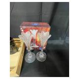 Green Tall Vase with Lid / Mugs / Candle Holders / Small Wooden Tray / Glass Platter