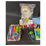 Plastic Doll House / Keyboard / Water Wiggles / Puzzles