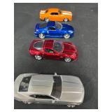 Remote Control Boat (untested) & Assortment of Play Race Cars
