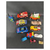 Assortment of Toy Vehicles & a Lego Remote Control
