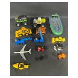Assortment of Toy Vehicles & a Lego Remote Control
