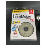 Toshiba Portable DVD Player in Carrying Case & CD Label Kit