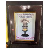 Lot of Picture Frames Inc Voice Recordable Frame, Framed Picture of Town by Canal, Basket, Swan Votive Holder, Dog Plaques, Sweet 16 Banner & More!