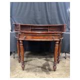 Antique Hooker Furniture Oval Wood Secretary w Drawer