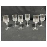 Set of 6 VTG Longchamp Cristal D