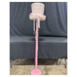 Adorable Pink "Hat" Floor Lamp w/ Ribbon