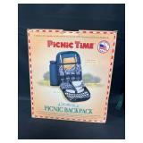 Nice! Picnic Back Pack & Coleman Emergency Area Light (untested) Both in Orig Boxes