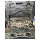 Porter Cable Nail Gun, Craftsman Tool Set Box w/ Various Hand Tools Inside, Zipties, Hose Attachment, Fiskars Trimmers, Mitutoyo Tool, Wagon Tech Dynamo Spotlight and More!!