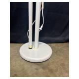 White Dual Light Floor Lamp