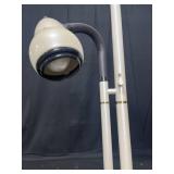 White Dual Light Floor Lamp