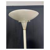 White Dual Light Floor Lamp