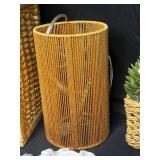 Nice Home Goods Lot inc. Wall Hanging Shelf, Faux Succulent, Hobnail Milk Glass Small Vase, Otagiri Basket w/ Handle and Duck, FTD Made in Japan Porcelain Cache Pot and More!!!