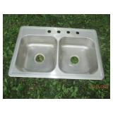 Standard size dual basin stainless ...